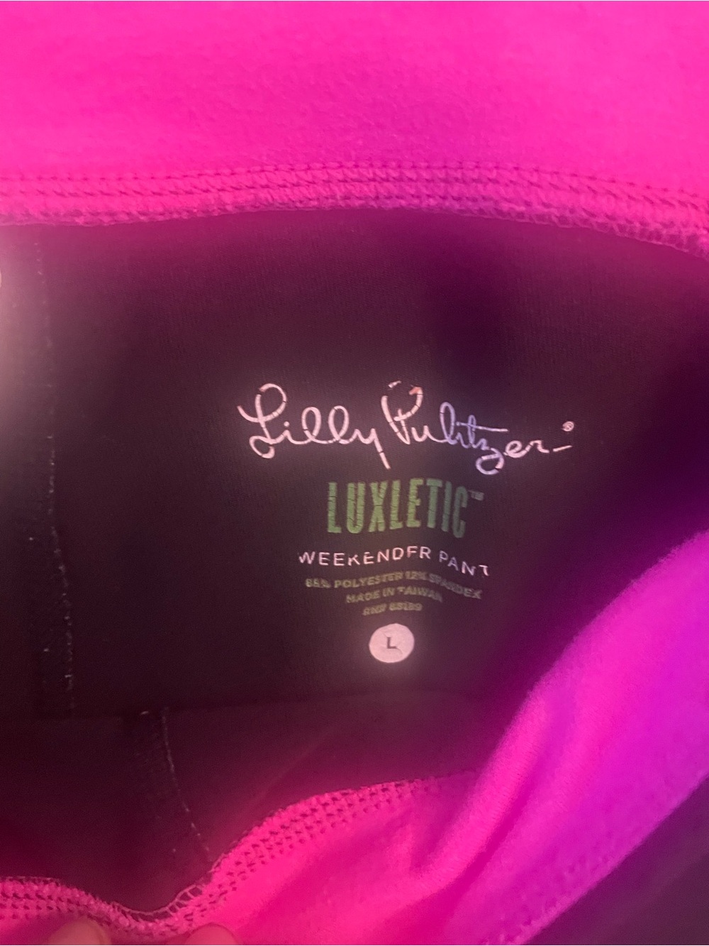 Lilly Pulitzer Luxletic Weekender Pant - Bright Pink